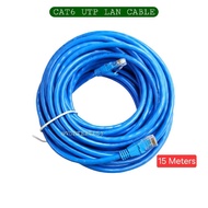 CAT6 UTP LAN CABLE 15 METERS ( HIGH SPEED ETHERNET CABLE 10Gbps )