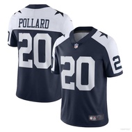 fux NFL Dallas Cowboys Jersey Tony Pollard Tshirt Sports Tee Fans Edition Plus Size