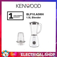 Kenwood 1.5L Blender 400W motor Plastic Goblet Bowl BLP10.A0WH 2 Speed with Pulse Stainless Steel Bl
