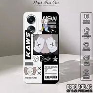 Softcase Hp Oppo A38 4G - Casing Oppo A38 4G Motif AES - Case Hp Oppo A38 4G - Silicone Hp Oppo A38 