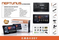 Head Unit Mobil layar 9" Embassy Platinum 2/64GB