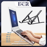DCR PVC Laptop Stand, Adjustable Portable Laptop Holder, Laptop Mount Compatible with 10-15.6 Inch