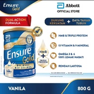 ENSURE GOLD VANILA  COKLAT 800 GRAM/800GR/DULU 850 GRAM/900 GRAM/900GR