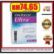 [EXP:12/25] OneTouch Ultra Blood Glucose Test Strips 50s / 50+10s (one touch ULTRA)