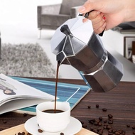 Moka Pot หม้อต้มกาแฟ กาต้มกาแฟ เครื่องชงกาแฟ มอคค่าพอท หม้อต้มกาแฟแบบแรงดัน สำหรับ 3/6 ถ้วย 300ml coffee pot thams