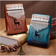Bewildered Golden Deer 17-key kalimba - Recording - Standard sound with full accessories