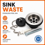 Stainless Steel Basin Waste | Kitchen Sink Drain | SUS304 | 32mm 40mm