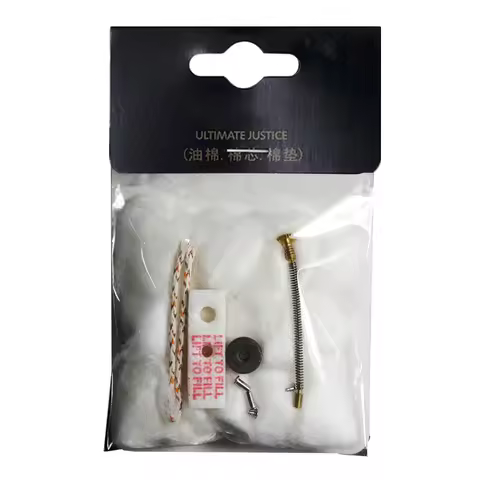 7pcs/set Steel Wheel Rivets Spring Screw Cotton Wicks Kit For Zippo Gas Lighter Universal Replace Re