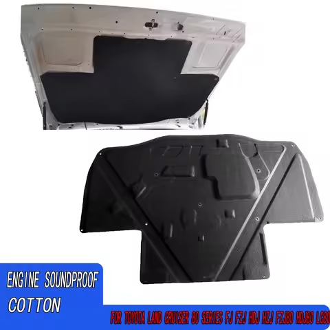 Car Accessories Engine Soundproof Heat Insulation Cotton for Toyota Land Cruiser 80 Series FJ FZJ HD