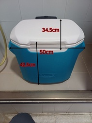 Coleman 藍色有轆冰箱