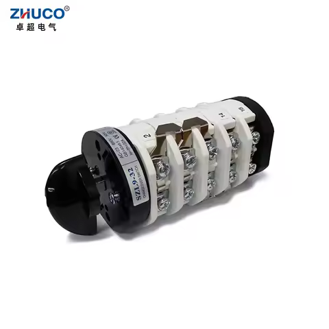 ZHUCO SZL9-32/5-AAA 32A AC440V Five Phase 20 Screws Silver Contact Transfer Elecrical Change Over Ca