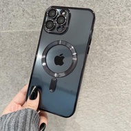 磁吸可無線充電適用蘋果14手機殼iphone13promax自帶鏡頭膜12全包
