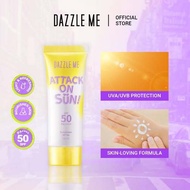 DAZZLE ME ATTACK ON SUN SPF50PA+++ SUNSCREEN 30G