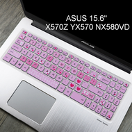 Keyboard Cover ASUS X570z YX570 NX580VD Protector 15.6 Inch Laptop Keyboard Protector Soft Silicone 