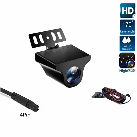 for AZDOME PG17/PG18S/M300S/M660/M63 Lite Rear Backup Camera 1080P HD 4 Pin Mirror Image Parking Lin