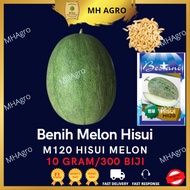 MHAgro BESTANI M120 Hisui Jade Rock Melon Seed 10Gram/300Seed Biji Benih Melon Manis Jed 翡翠 香瓜 蜜瓜种子 MHAgro