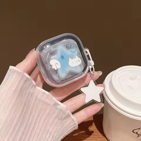 for Samsung Buds4/4Pro Earphone Cover Cartoon Soft Shell for Galaxy Buds 3pro/live/2pro/fe/pro/2/fe/