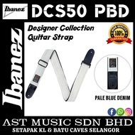 Ibanez DCS50 Designer Collection Guitar Strap –  Pale Blue Denim ( DCS-50 / Dcs50 )