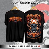 PSHT SEMUT IRENG ATWORK A2 FULL BACK T-SHIRT (CODE A1)