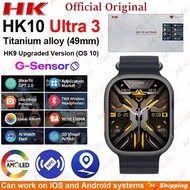 2024 HK10 Ultra 3 AMOLED Smart Watch Photo Album Men Local Music TWS ChatGPT Smartwatch 1GB ROM Blac