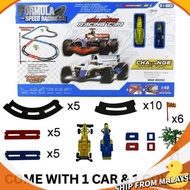 Kid F1 Race Car Track Builder Playset Toys Car Toy DIY Racing Car for Kids Mainan Track Kereta F1