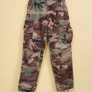 美軍公發BDU 抗撕裂迷彩野戰軍用長褲D款 美國製 老品完整乾淨