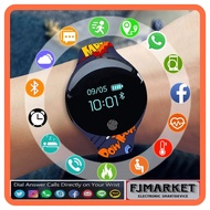 JAM HP ANDROID 4G SMARTWATCH BISA WHATSAPP D18 H08 PRIA WANITA WATERPROOF BLUETOOTH WHATSAPP TLFN SMS MUSIK FB NOTIFIKASI CEK SUHU MONITOR KESEHATAN TERBAIK WARNQ FULL HITAM