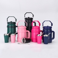 Tumbler Set 【Set Tumbler】 - Vacuum Insulated 304 Stainless Steel, 1500ML/2000ML, Customizable Logo, 