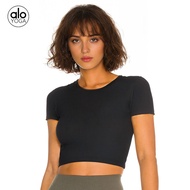 Alo Yoga Women's sports shirt with beautiful back ALO Yoga |   Pilates & Fitness Apparel |   Gym shi