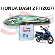 EXHAUST COVER STANDARD CHROME EKZOS COVER PROTECTOR MOTOR HONDA DASH 110 FI DASH 110FI 18355-K07-MA0