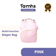 Tamhs Multi-Function Diaper Bag Multifunctional Baby Bag Baby diapers Bag - pink(E6X3) Diaper Bag Baby Travel Model/Jumbo Diaper Bag With Sleeping Mat Diaper Bag Mother Baby Care Bag Backpack Diaper Bag Backpack Canvas Backpack