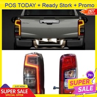 Mitsubishi Triton TailLamp Led Light bar Tail brake Lamp DRL Turn running signal Trunk Sport Lightbar Smoke Dynamic