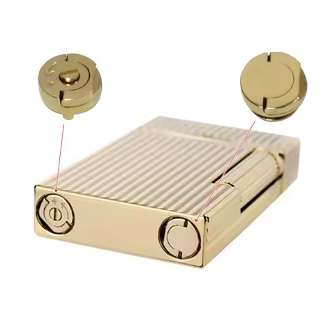 For Dupont L2 Ligne2 Lighter Repair Replacement Accessory Inner Part Gold/Silver/Black Gas Refill Sc