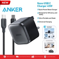 Anker B2692  Nano 30W/45W High-Speed USB C Charger with Foldable Plug, PIQ 3.0 and PPS Fast Charging