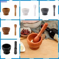 SANRUI Mortar Pestle Set, Manual Multi-function Mashing Medicine Pot, Pressing Garlic PP Durable Lightweight Stone Mortar Medicine