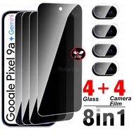 ​ 8in1 Privacy Unlock Tempered Glass For Google Pixel9a Screen Protector Camera Lens Film GooglePixe