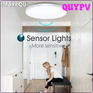 QUYPV ไฟเพดาน LED กล้องมองหลังติดรถยนต์,ไฟเซ็นเซอร์ตรวจจับการเคลื่อนไหวความเข้ม40W 50W ขนาดใหญ่โคมไฟติดเพดานห้องทางเดิน APITV