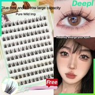 Large Capacity Mixed Lashes Extension Set Self-Adhesive New Softer Lashes Glue-Free for Beginner