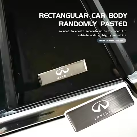 Creative Car 3D Metal Emblem Sticker Decoration Styling Decal Auto Accessories For Infiniti Q30 Q50 