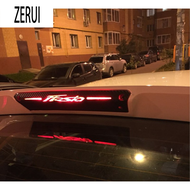 ZR For Car Rear Brake Light Cover Sticker Carbon Fiber Scrub for Ford Fiesta 2009-2017