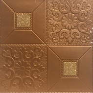 3D Foam Batik Rural Wall Paper 35x35 cm | Wall Stickers Wall Home Decoration