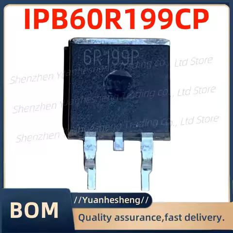 10 PCS /lotto Original and brand new IPB60R199CP 6R199P TO-263 MOS FET 650V 16A