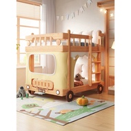 【Pre-order】Car bed bunk bed full solid wood tree house small tent kids bed boy bunk bed bunk bed