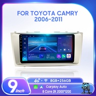 9 inch For Toyota Camry XV40 / XV50 2006-2011 Car Radio Navigation Multimedia With panel Android Sys
