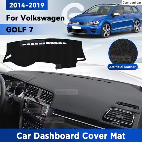 For Volkswagen GOLF MK7 2014-2019 Car Dashboard Cover Sun Shade Avoid Light Mat Artificial Leather A