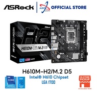 ASROCK H610M-H2/M.2 D5 / DDR5 LGA1700 Motherboard Combo Intel I3-13100F / 14100 / I5-12400F / 14400F
