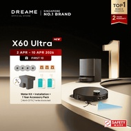 【GRAND LAUNCH】Dreame X60 Ultra/Master & X50 Pro Ultra & X50 Ultra Robot Vacuum | FIRST 8.8CM CLIMB R