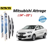 NWB Aqua Graphite Wiper For Mitsubishi Attrage