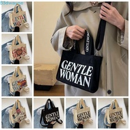 Gentlewoman Canvas Bag Crossbody Shoulder Bag Top Handle Bag Beg Tangan Wanita