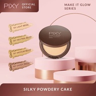 PIXY Make It Glow Silky Powdery Cake SPF35 PA+++ - Bedak Padat Natural